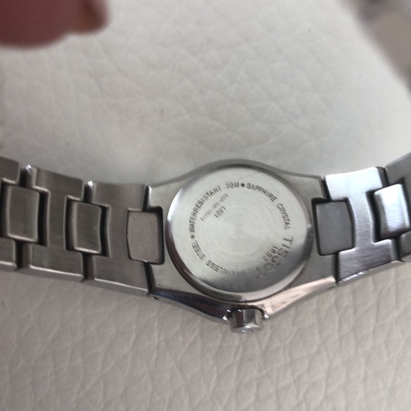 Ladies Tissot Stainless Steel Watch with Diamonds - Picture 5 of 5